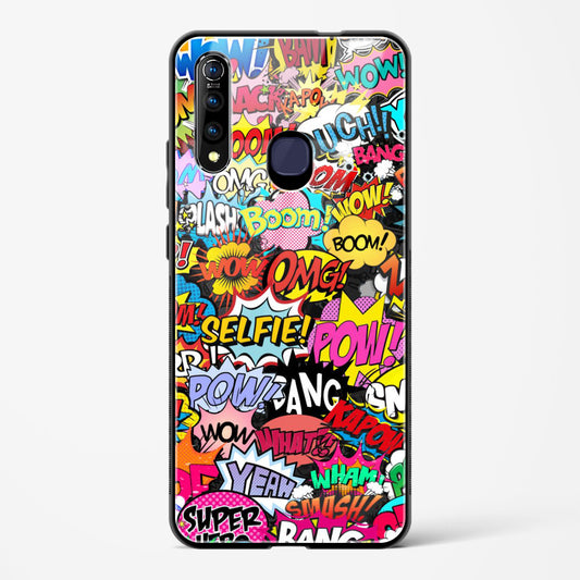 comic madness - Vivo Z1 Pro Glass Gripper Case