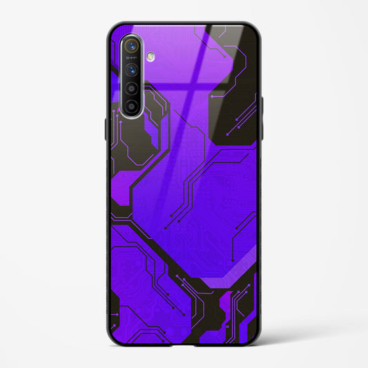 Purple Pulse - Oppo K5 Glass Gripper Case