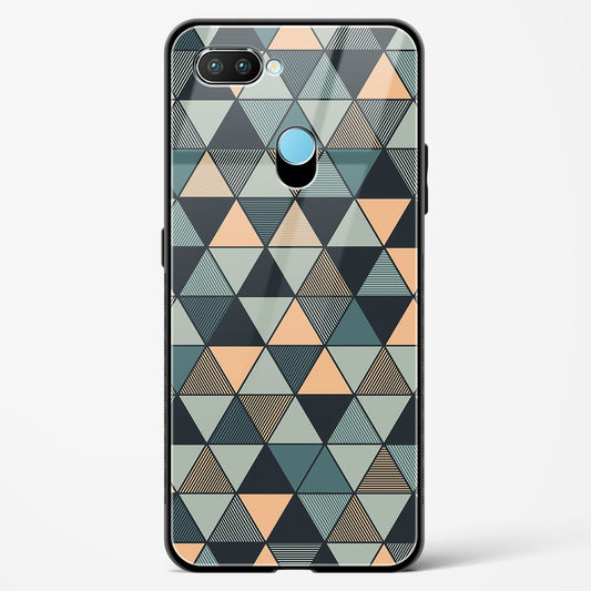 Triangle Mosaic - Realme 2 Glass Gripper Case