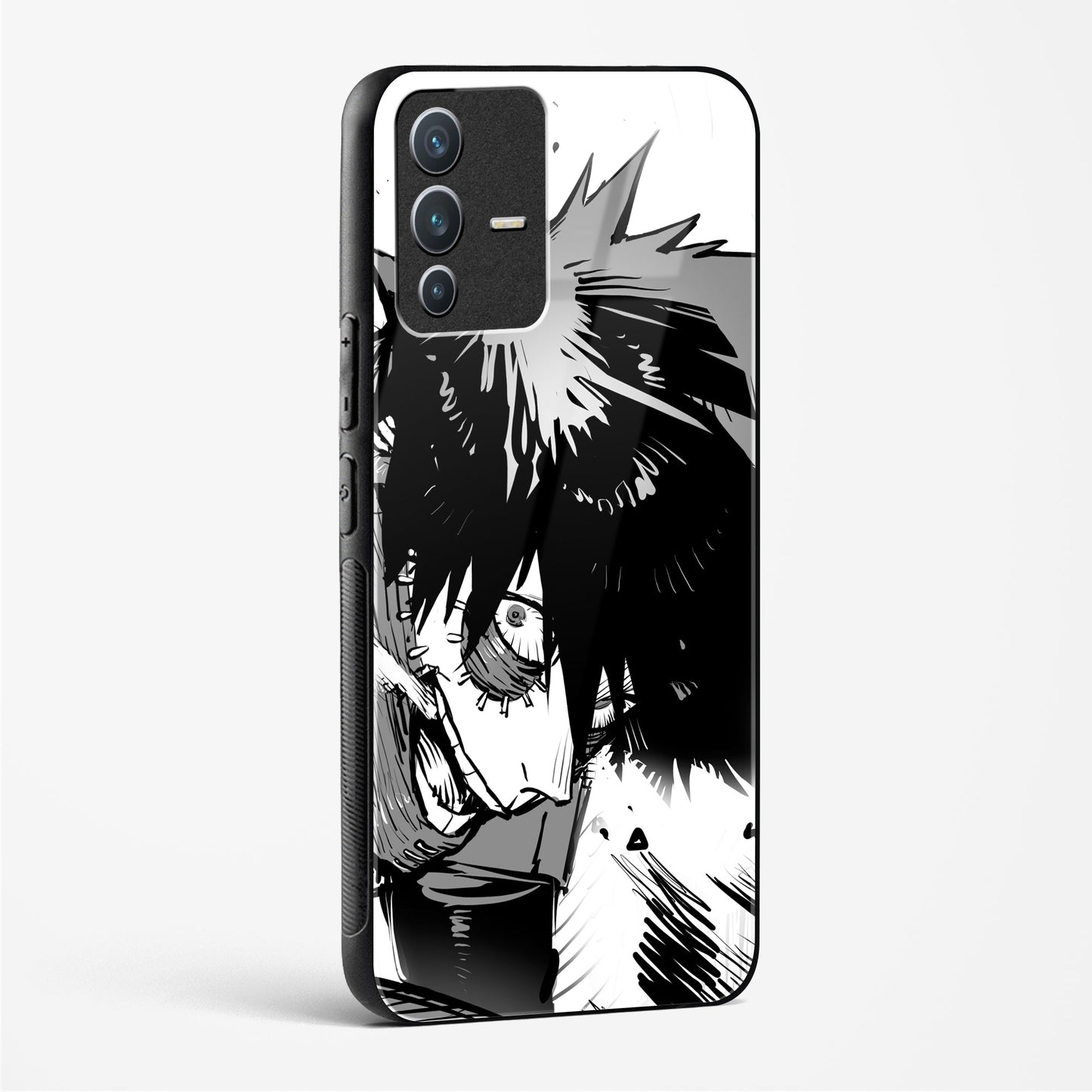 Ashen Intruder - Vivo V23 Glass Gripper Case