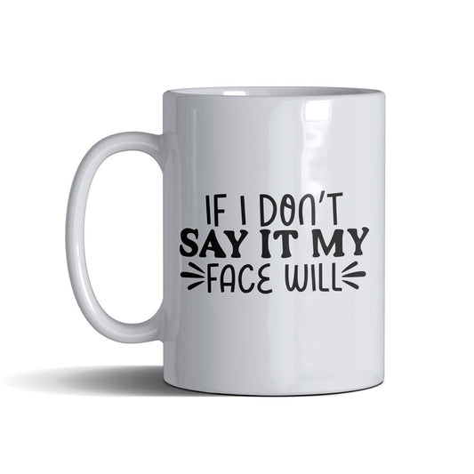 Face Will  - White Mug 