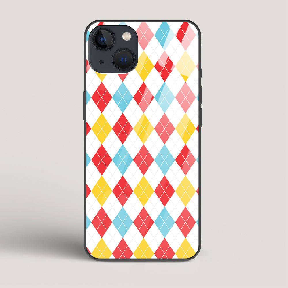 Argyle Checks - iPhone 13 Glass Case