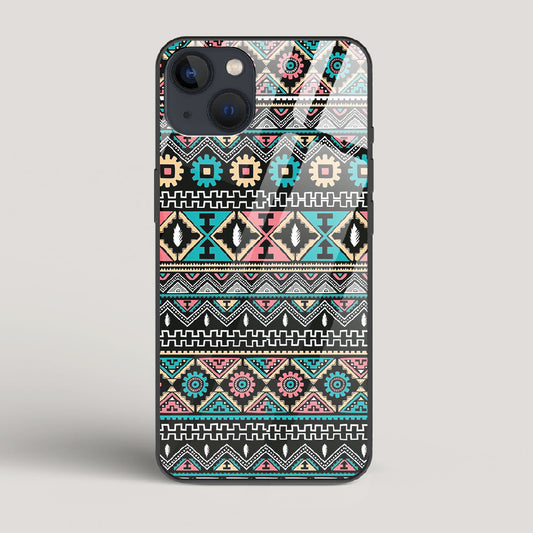 Triable pattern 03 - iPhone 13 Glass Case