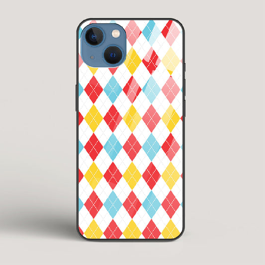 Argyle Checks - iPhone 13 Mini Glass Case