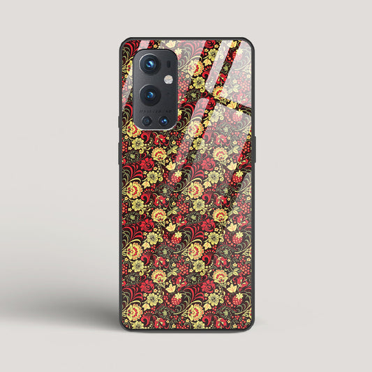 Russian Floral Pattern - OnePlus 9 Pro Glass Case