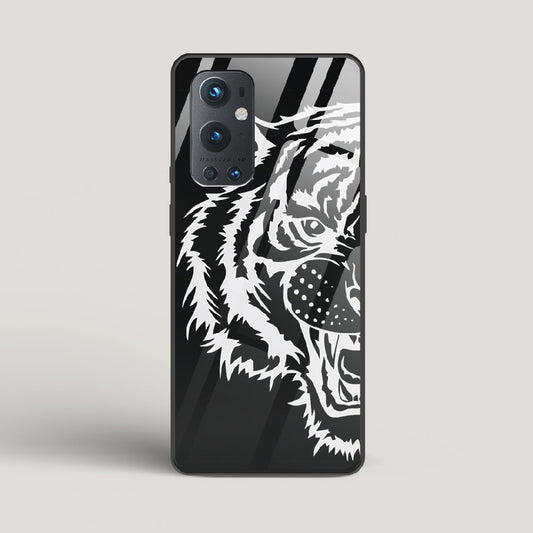 Tiger silhouette - OnePlus 9 Pro Glass Case