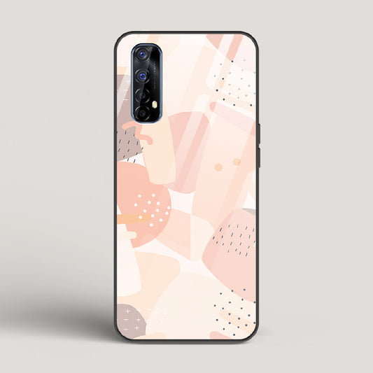 Abstract Shapes - Realme 7 Glass Case