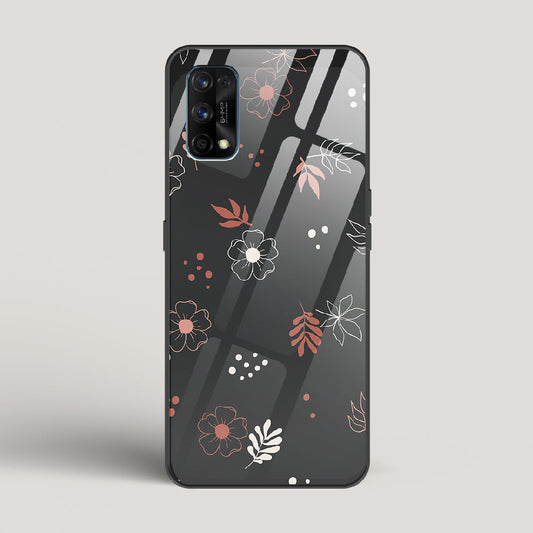 Boho Floral Midnight - Realme 7 Pro Glass Case