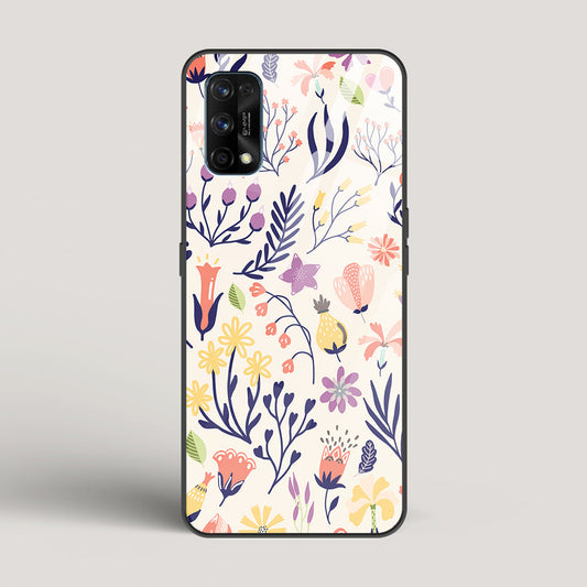 Botanical 01 - Realme 7 Pro Glass Gripper Case