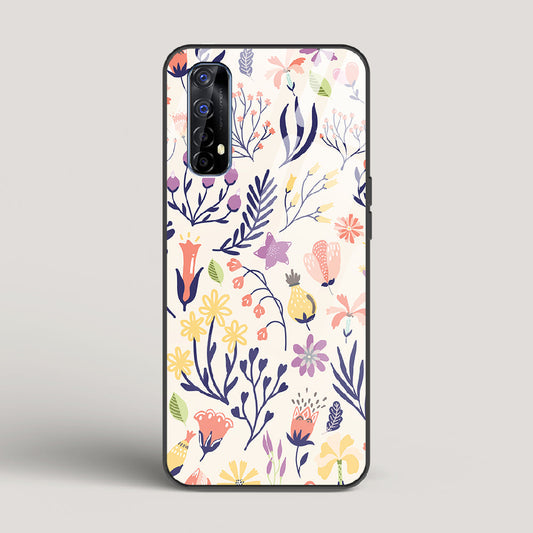 Botanical 01 - Realme 7 Glass Gripper Case