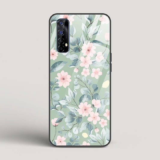 Botanical 02 - Realme 7 Glass Gripper Case