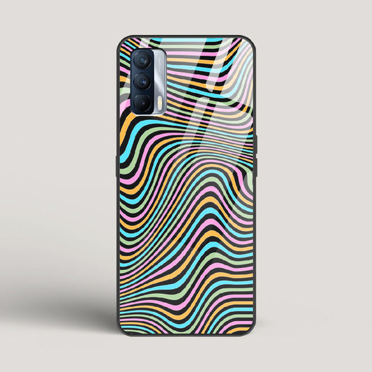 Color Lines - Realme X7 Glass Case