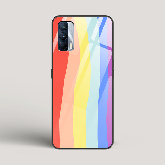 Rainbow - Realme X7 Glass Case