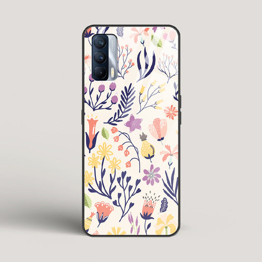 Botanical 01 - Realme X7 Glass Gripper Case