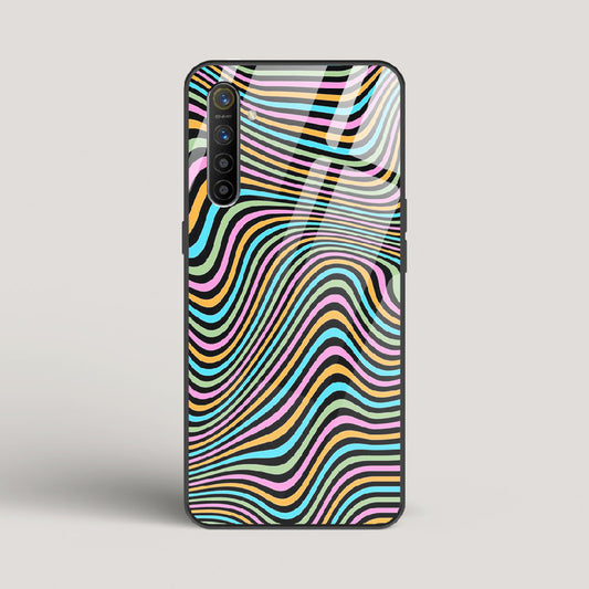 Color Lines - Realme XT Glass Case