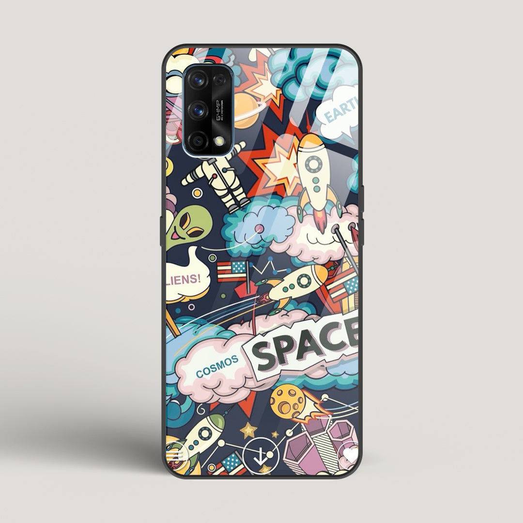 Lost Space - Realme 7 Pro Glass Case