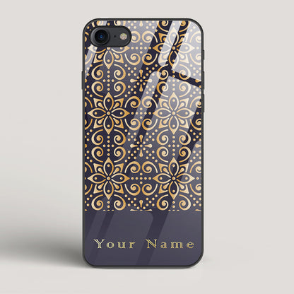 Royal Purple 2 Name Edition - iPhone 7 Glass Case