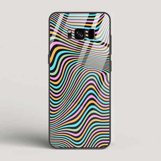 Color Lines - Samsung Galaxy S8 Glass Case