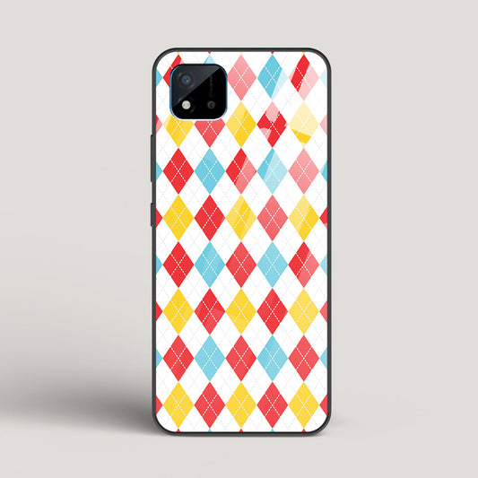 Argyle Checks - Realme C20 Glass Case