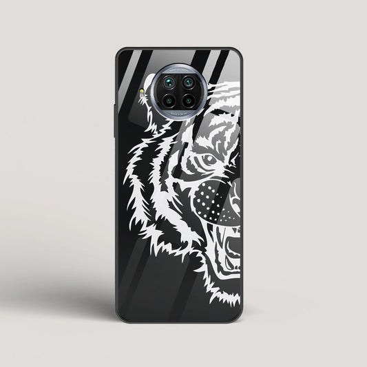 Tiger silhouette - Xiaomi Mi 10i Glass Case