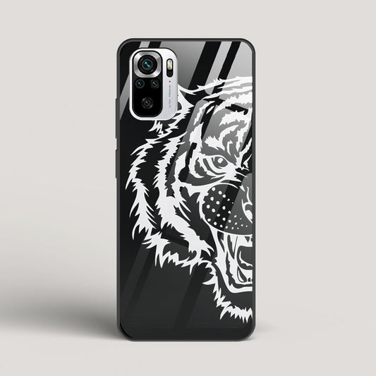 Tiger silhouette - Redmi Note 10S Glass Case