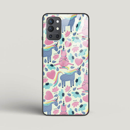 Unicorn Love - Oneplus 9R Glass Gripper Case