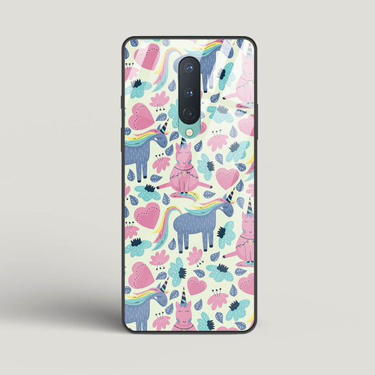 Unicorn Love - Oneplus 8 Glass Gripper Case