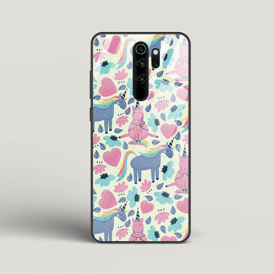 Unicorn Love - Redmi Note 8 Pro Glass Gripper Case