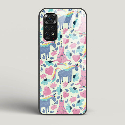 Unicorn Love - Redmi Note 11S Glass Gripper Case