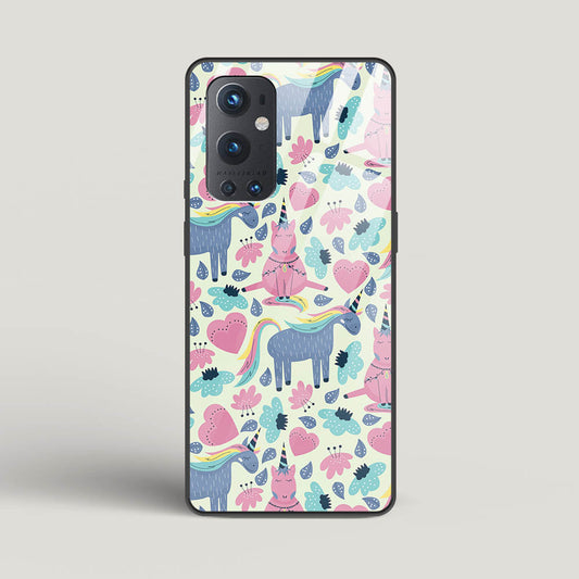 Unicorn Love - Oneplus 9 Pro Glass Gripper Case