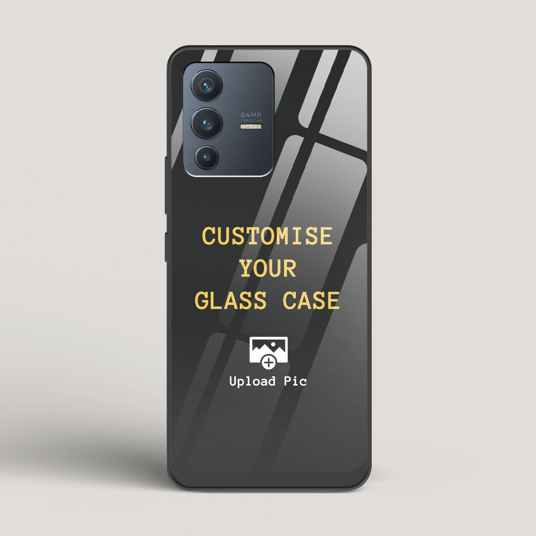 Customizable - vivo V23 5G Glass Case