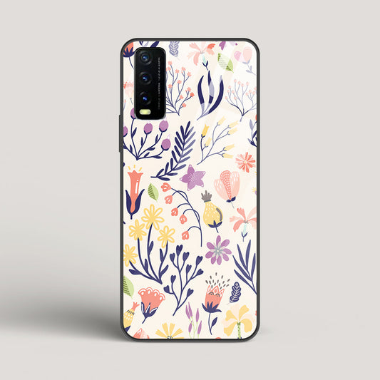 Botanical 1 - Vivo Y20 Glass Gripper Case