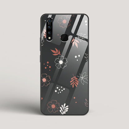 Boho Floral Midnight - vivo Z1Pro Glass Case