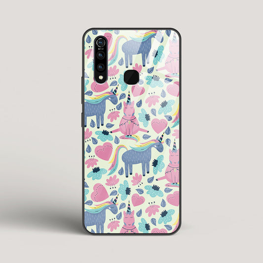 Unicorn Love - Vivo Z1 Pro Glass Gripper Case